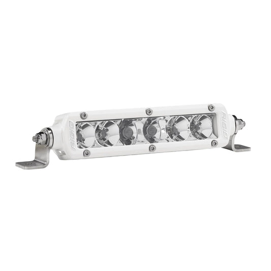 RIGID Industries SR-Series PRO LED Light Spot/Flood Optic Combo 6 Inch White Housing 306313