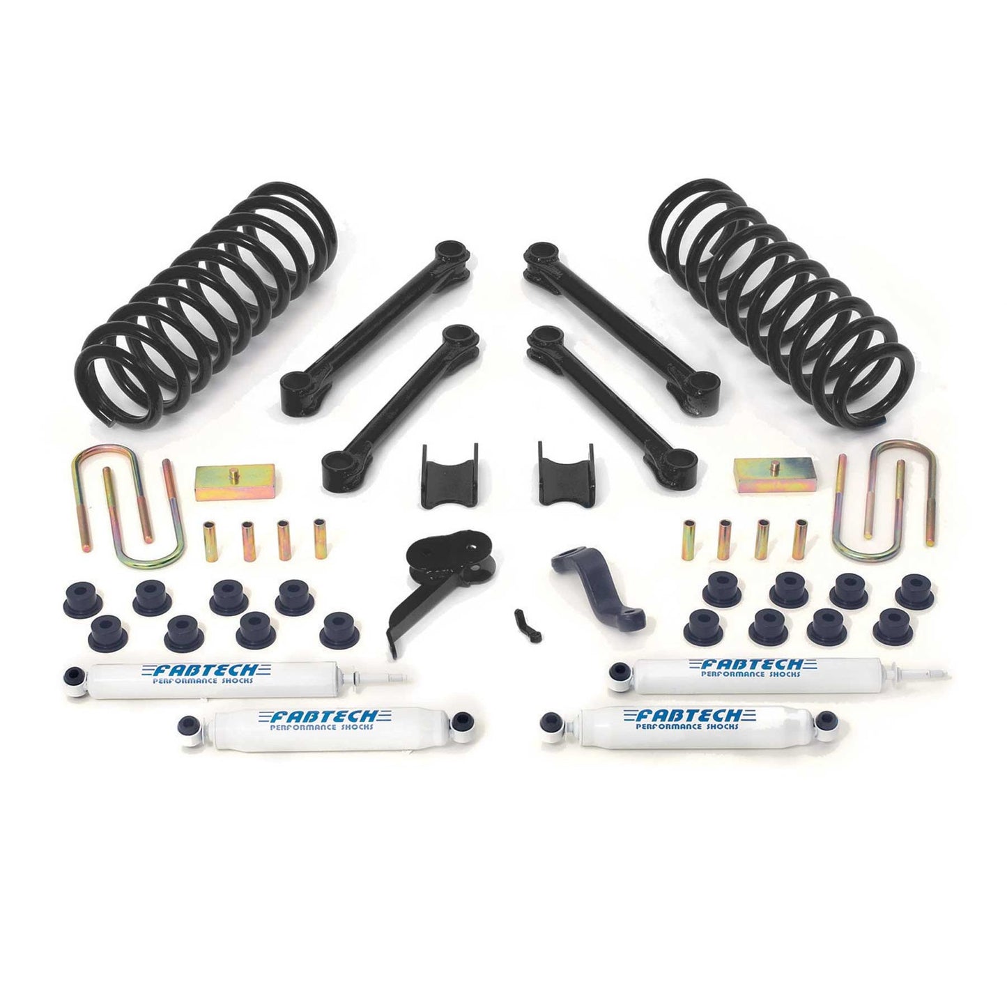 Fabtech 4.5 in. PERF SYS W/PERF SHKS 09-13 DODGE 2500/3500 4WD W/DIESEL & AUTO K3037