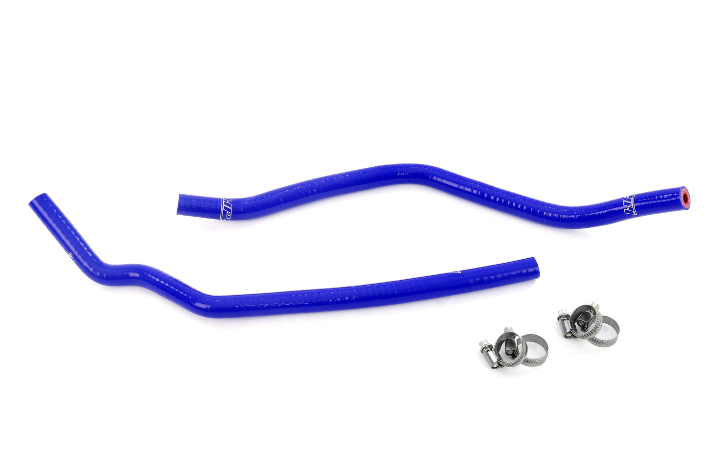 HPS Performance 3-ply Reinforced Silicone Replaces Rubber Coolant Tank Supply Hoses 57-2119-BLUE