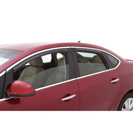 Auto Ventshade 194389 In-Channel Ventvisor Side Window Deflector 4-Piece Set For 2012-2017 Buick Verano