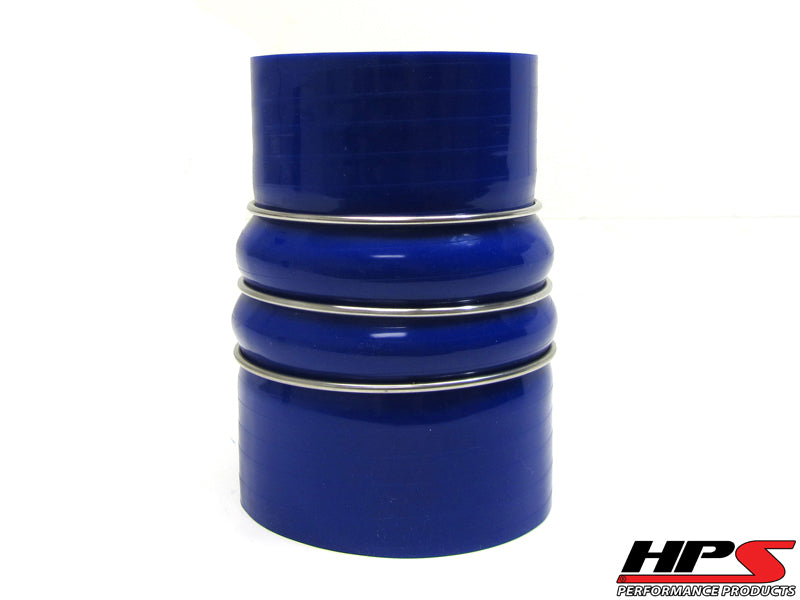 HPS Performance Silicone CAC Hump Hose ColdHigh Temp 4-ply Reinforced2-1/2" - 3" ID6" Long CAC-250-300-COLD