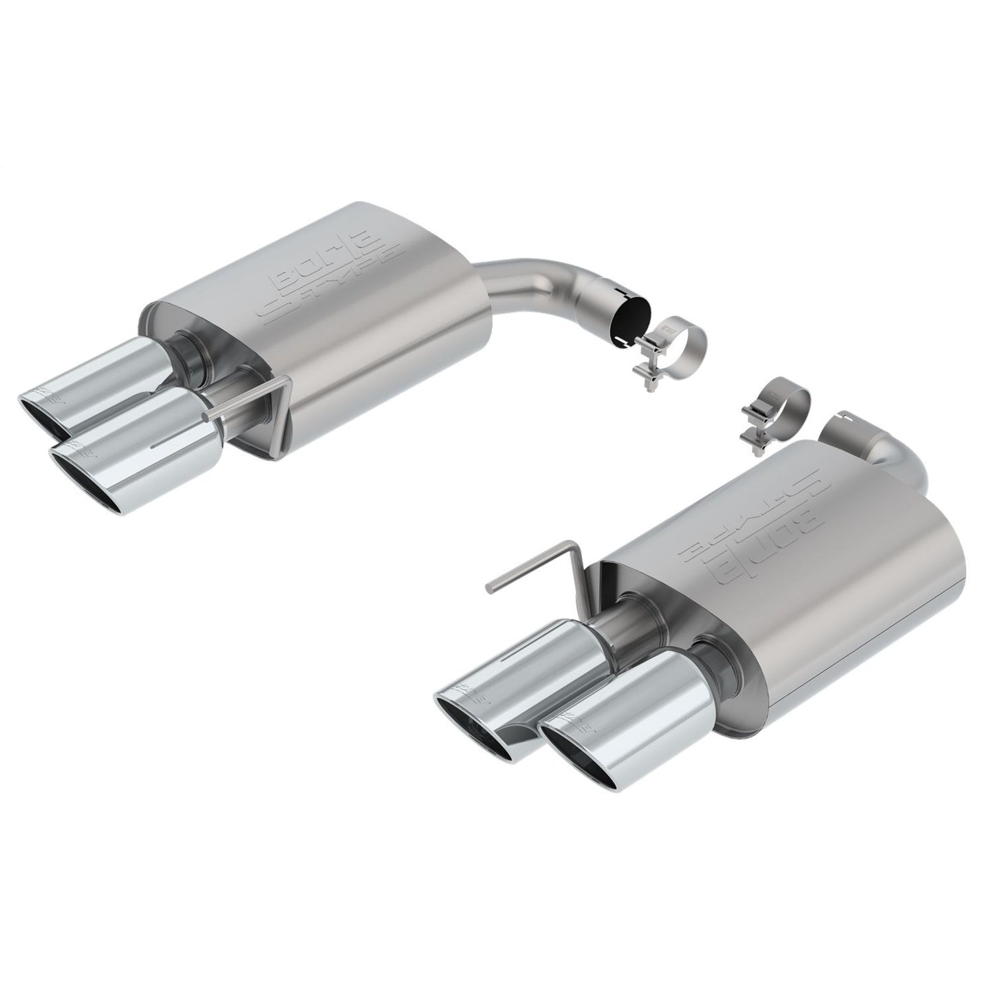 Borla 2018-2021 Ford Mustang GT WITHOUT Active Exhaust Valve Axle-Back Exhaust System S-Type 11953