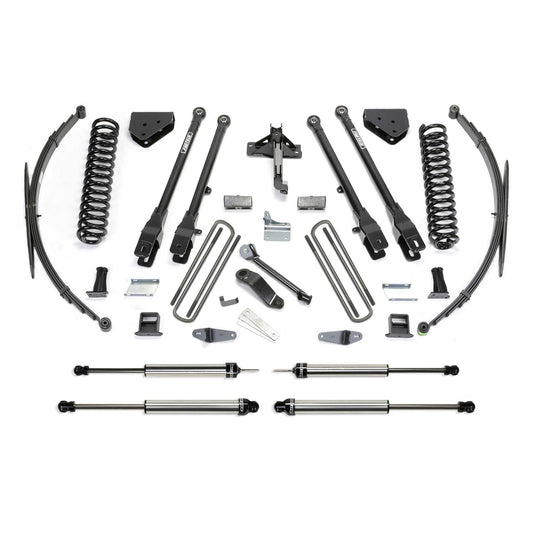 Fabtech 10" 4LINK SYS W/COILS & DLSS SHKS 2011-16 FORD F250 4WD K2148DL