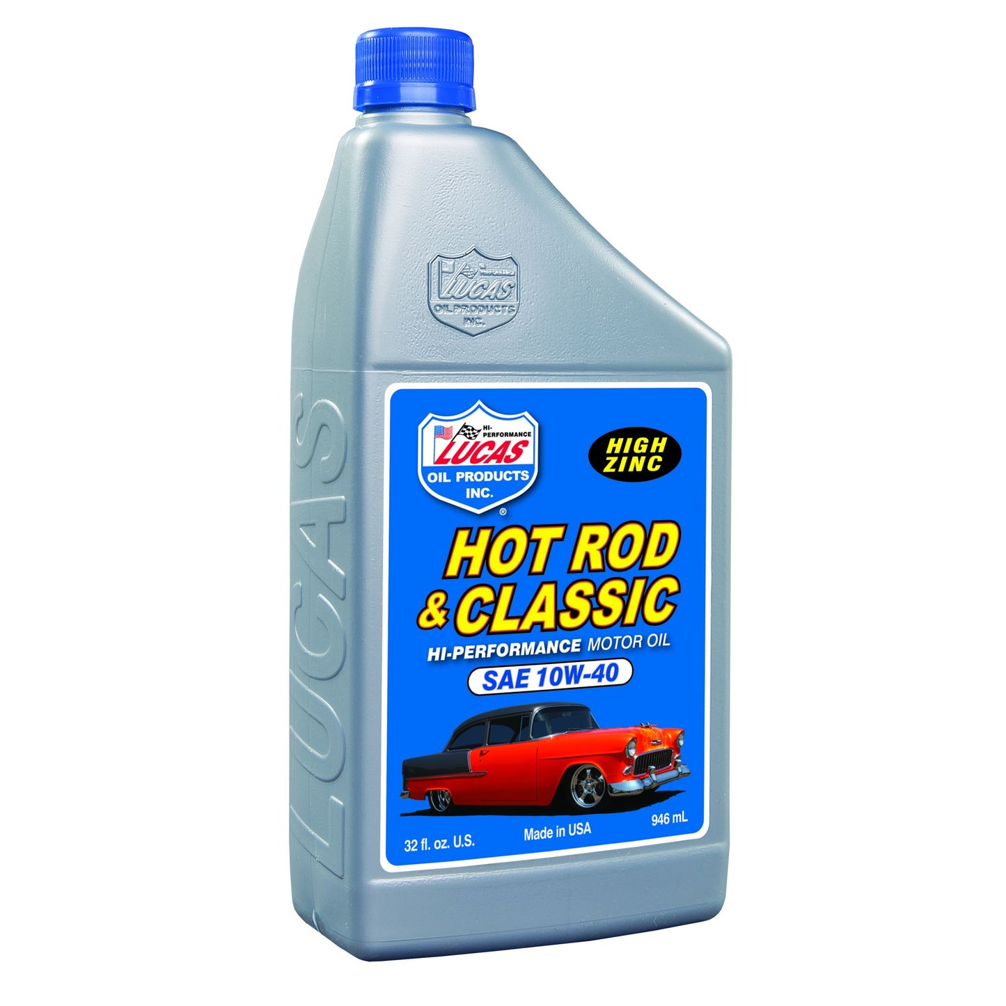 Lucas Oil Products Hot Rod & Classic Car HP Motor Oil SAE 10W-40 10688