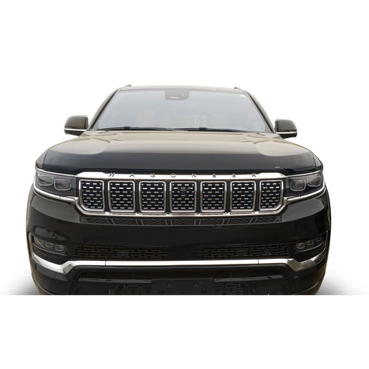 Auto Ventshade 322204 Aeroskin Flush Mount Dark Smoke Hood Protector For 2022-2023 Jeep Grand Wagoneer