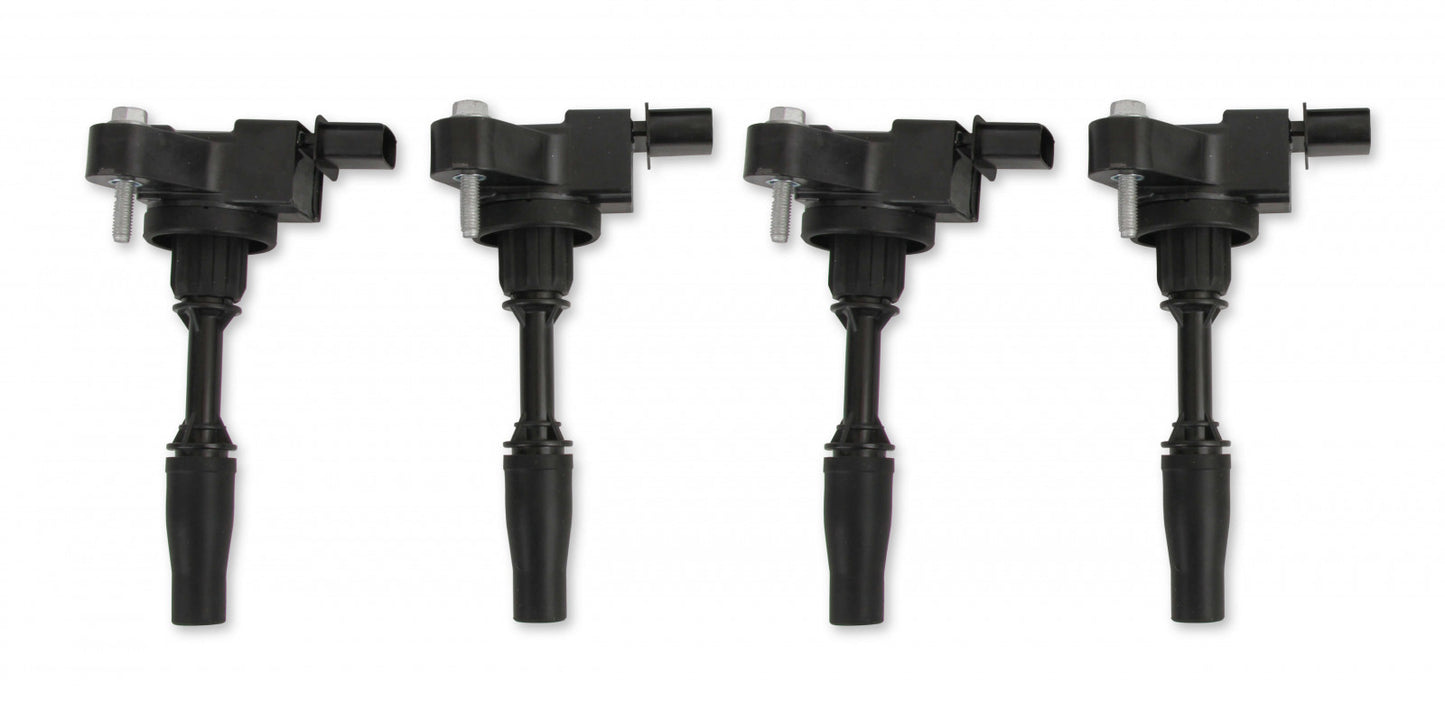 ACCEL Ignition Coils - General Motors 2.0L Turbo, 2.5L, engines, Black, 4-Pack 140086K-4
