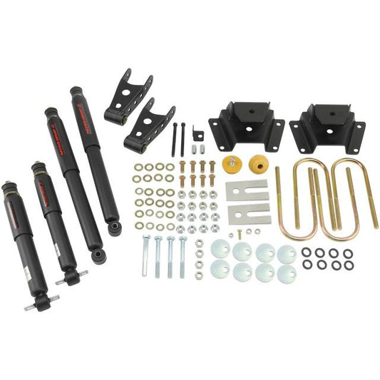 BELLTECH 923ND LOWERING KITS Front And Rear Complete Kit W/ Nitro Drop 2 Shocks 1997-2003 Ford Harley Series 1 in. or 2 in. F/3 in. R drop W/ Nitro Drop II Shocks