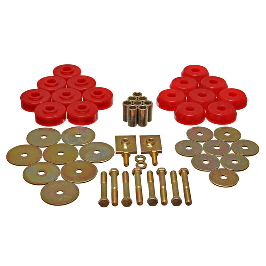 Energy Suspension BODY MOUNT SET EXC. CCONVERTIBLE 3.4166R