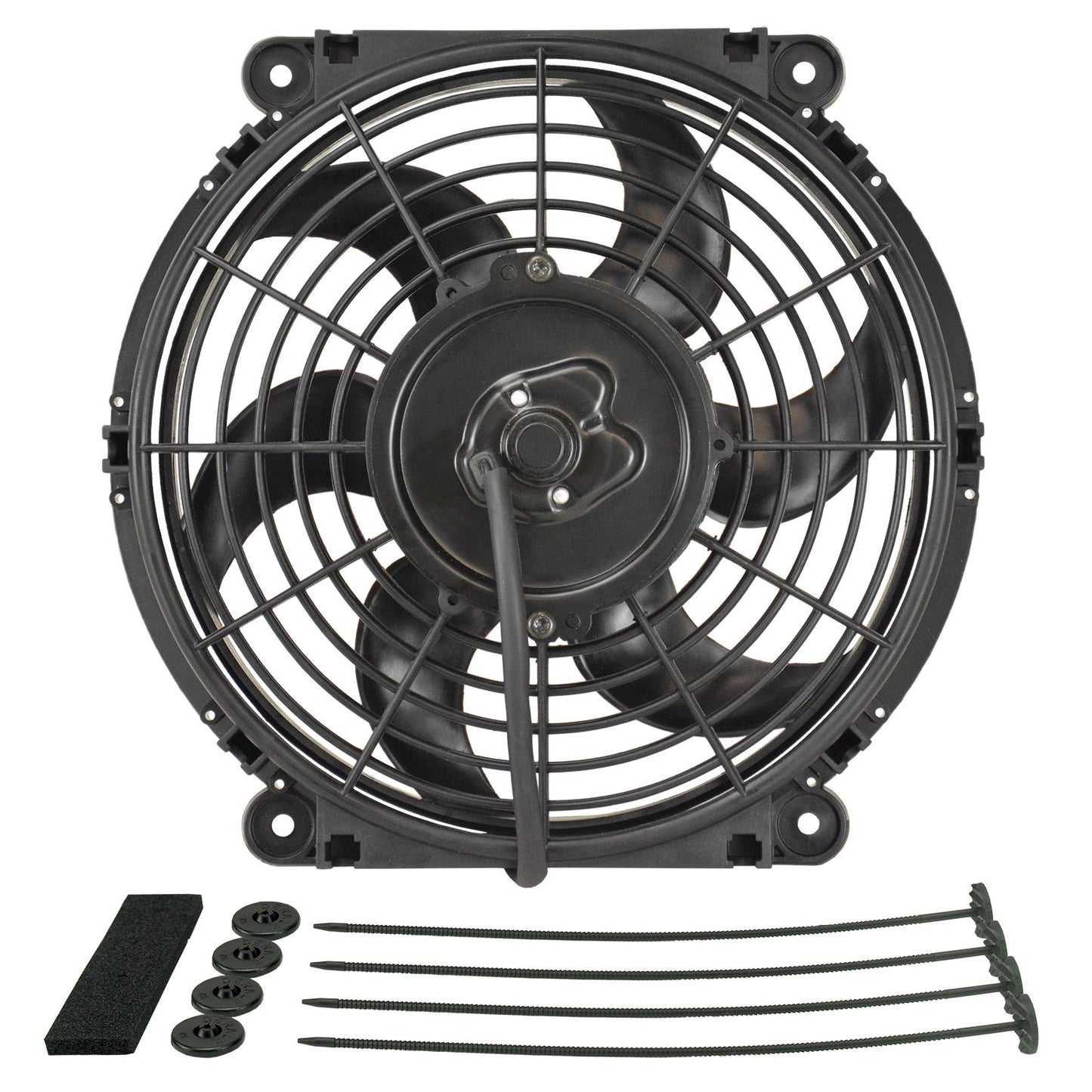 Derale 10" Tornado Electric Puller Fan, Standard Mounting Kit 16620