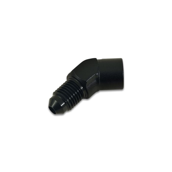 Vibrant Performance - 11301 - 45 Degree Male AN to Female NPT Adapter AN Size: -4; NPT Size: 1/8 in.