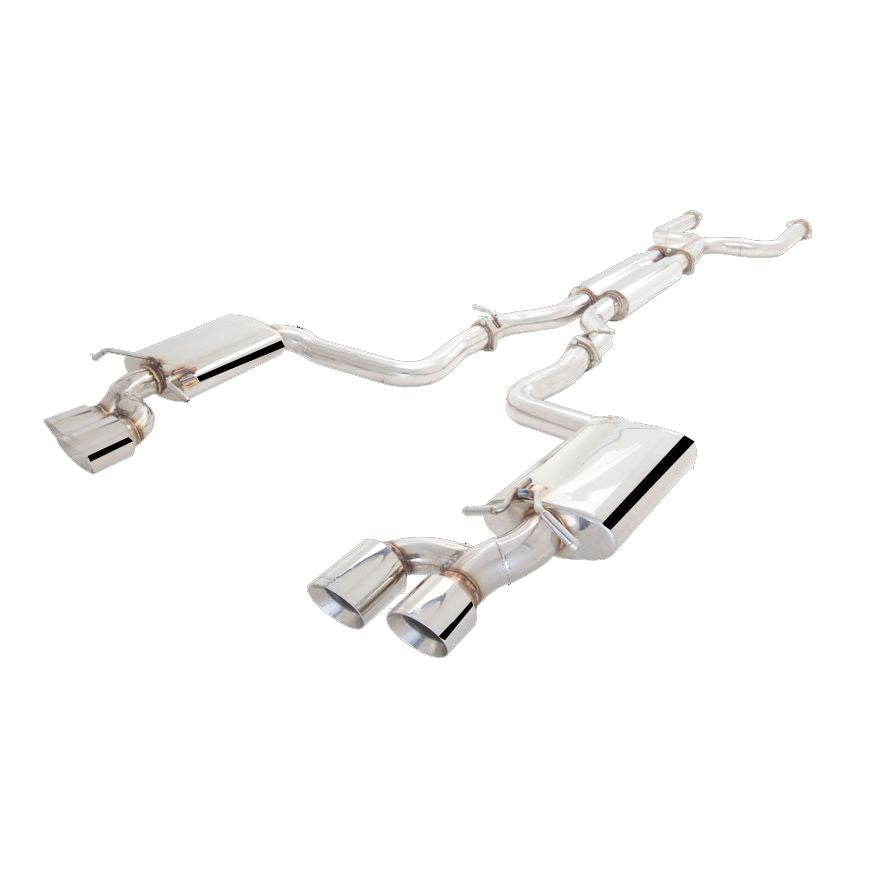 XFORCE Mercedes Benz C63 AMG Stainless Steel Twin 3" Cat Back System.; Exhaust System Kit ES-C63-CBS