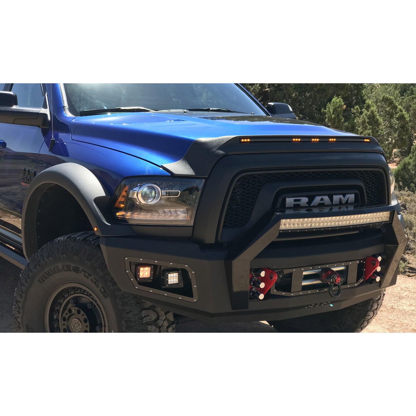 Auto Ventshade 753196 Aeroskin LightShield Hood Protector For 2021-2022 Ford F-150; Excludes Tremor/Raptor