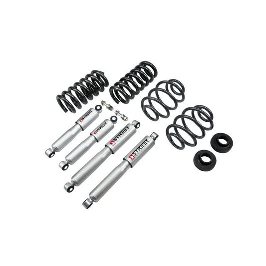 BELLTECH 710SP LOWERING KITS Front And Rear Complete Kit W/ Street Performance Shocks 1963-1972 Chevrolet C10 2 in. F/3 in. or 4 in. R drop W/ Street Performance Shocks
