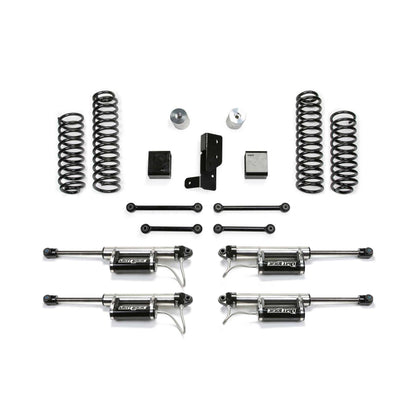 Fabtech 3" SPORT SYSTEM W/ DL RESI 2018-22 JEEP JL 4-DOOR 4WD K4108DL