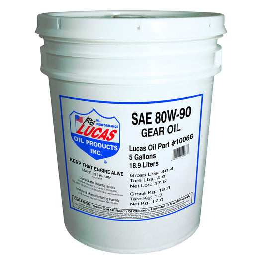 Lucas Oil Products SAE 80W-90 Heavy Duty Gear Oil 10066