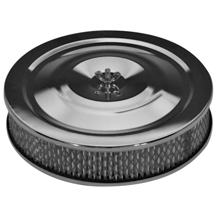 Proform Air Cleaner Kit; Chrome; Full-Flo Style; 9 Inch Diameter; Element Included 66815