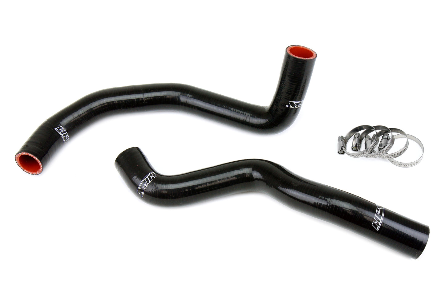 HPS Performance High Temp 3-ply Reinforced Silicone Replaces OEM Rubber Radiator Coolant Hoses 57-1967-BLK