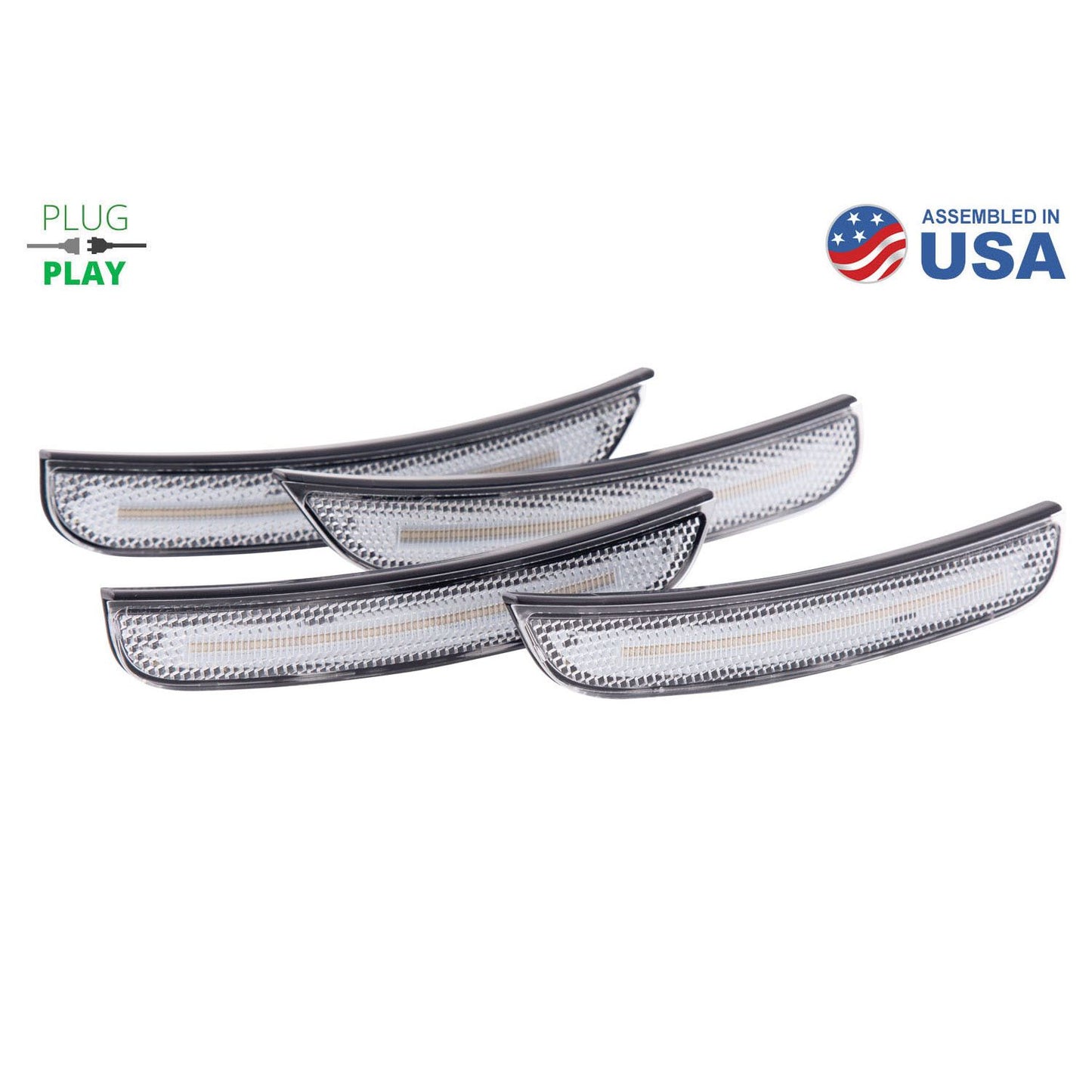 Diode Dynamics - LED Sidemarkers for 2015-2021 Dodge Charger Clear (set) DD5110