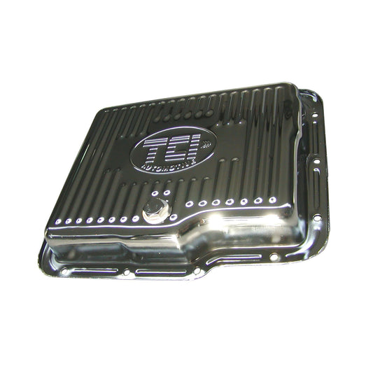 TCI GM Powerglide Chrome-Plated Stock Depth Pan 528311