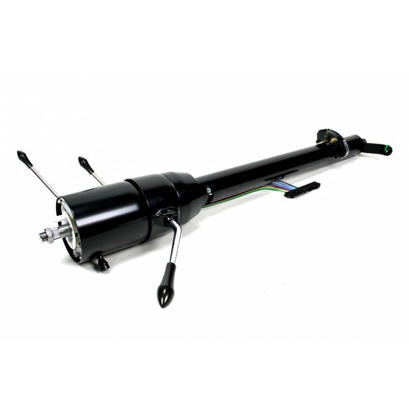 IDIDIT Retrofit 55-56 Chevy; Tilt Column Shift w/Rack; Black Powder Coat 1140557951