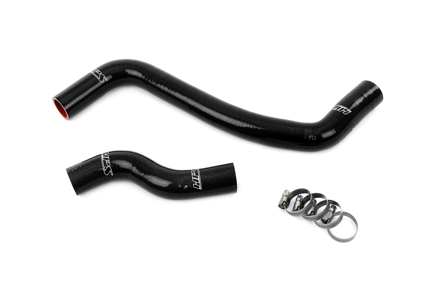HPS Performance 3-ply Reinforced Silicone Replaces Rubber Radiator Coolant Hoses 57-2124-BLK