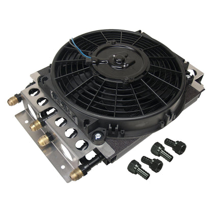 Derale 8 & 8 Pass Dual Circuit Electra-Cool Remote Fluid Cooler, -8AN 15200