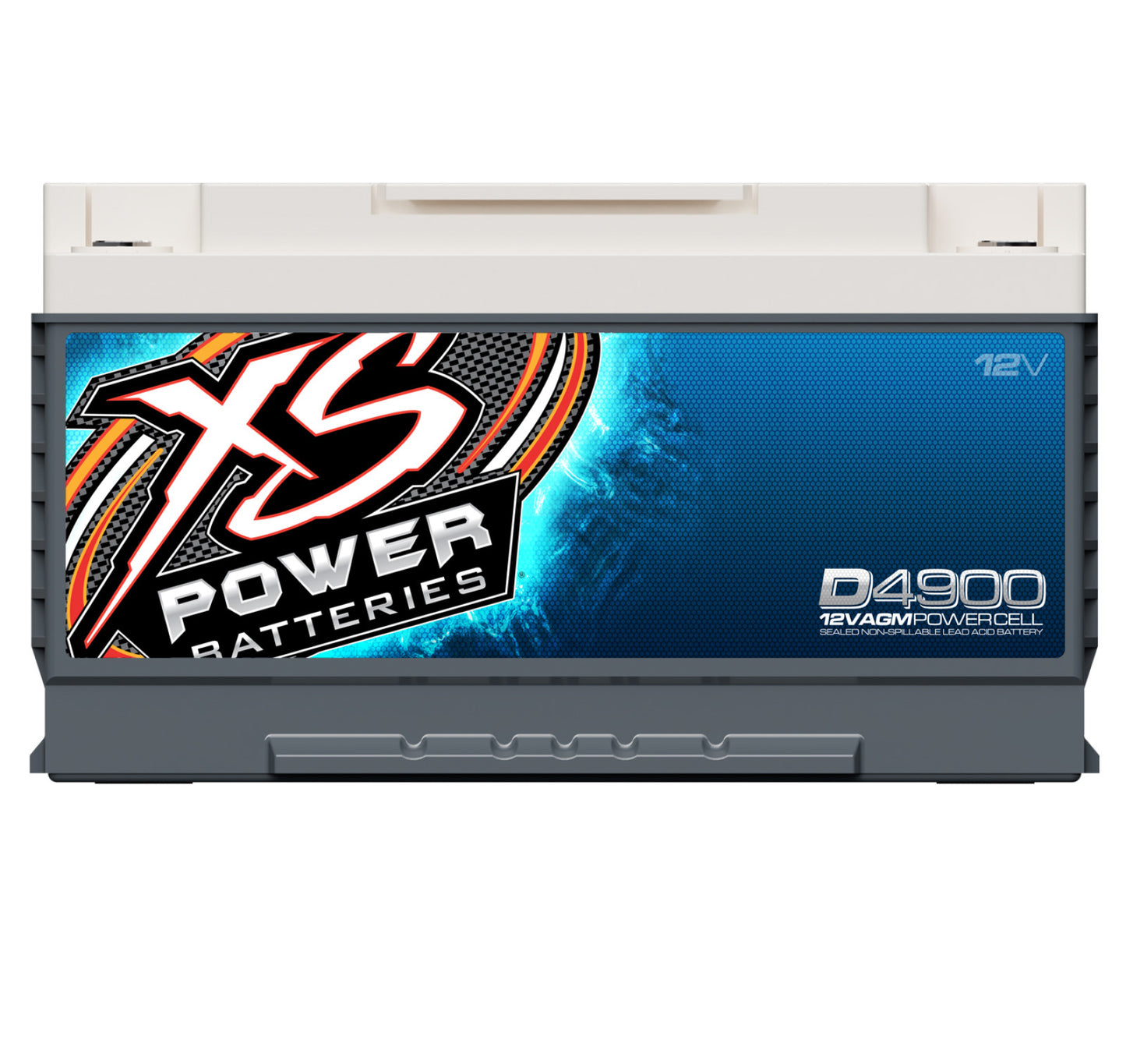 XS Power Batteries 12V AGM D Series Batteries - M6 Terminal Bolts Included 4000 Max Amps D4900