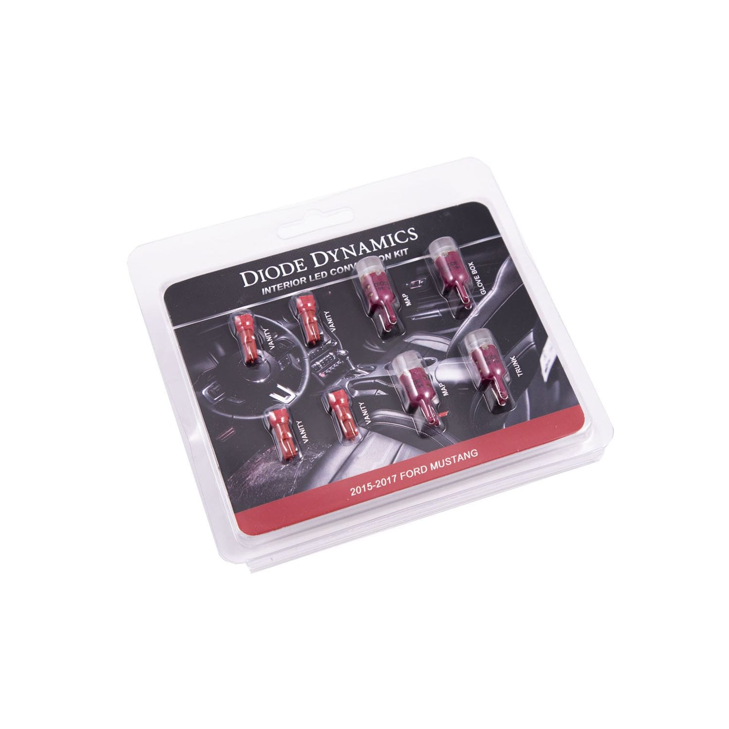 Diode Dynamics - DD0223 - 2015-2017 Mustang Interior Kit - Stage 1 (Red)