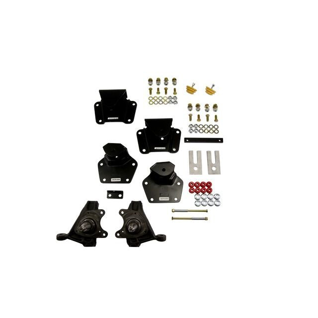 BELLTECH 804 LOWERING KITS Front And Rear Complete Kit W/O Shocks 1991-1996 Dodge Dakota (Std Cab V8) 2 in. F/4 in. R drop W/O Shocks