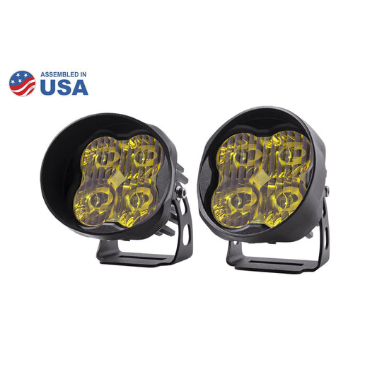 Diode Dynamics - DD6170P - Worklight SS3 Pro Yellow Driving Angled (pair)