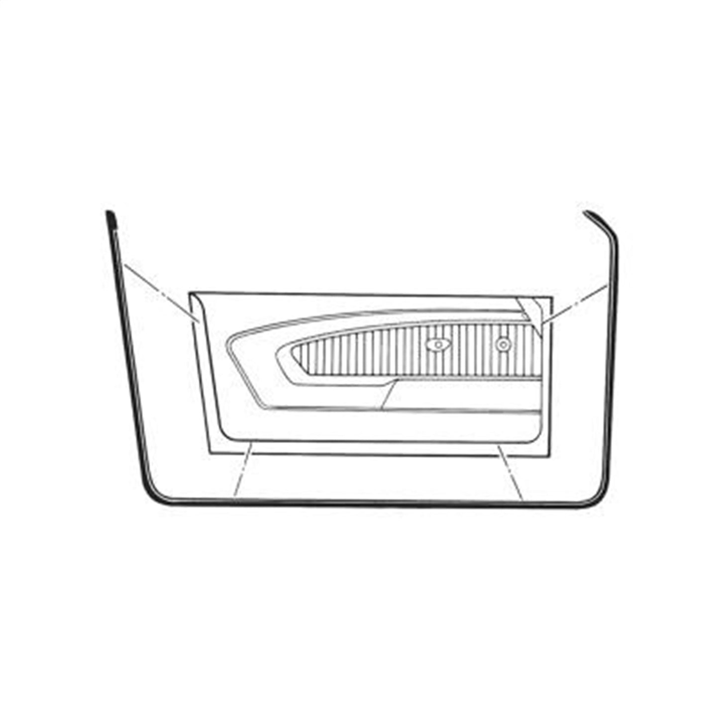 Scott Drake Door Seal D1ZZ-6520530-1A