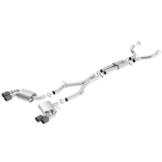 Borla 2016-2021 Chevrolet Camaro SS 3in With Dual Tips Cat-Back Exhaust System S-Type 140687CFBA