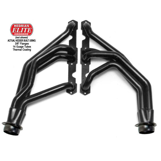 Hedman Hedders ELITE HEADERS; 1-1/2 IN. TUBE DIA.; 3 IN. COLL.; FULL LENGTH DESIGN 68168