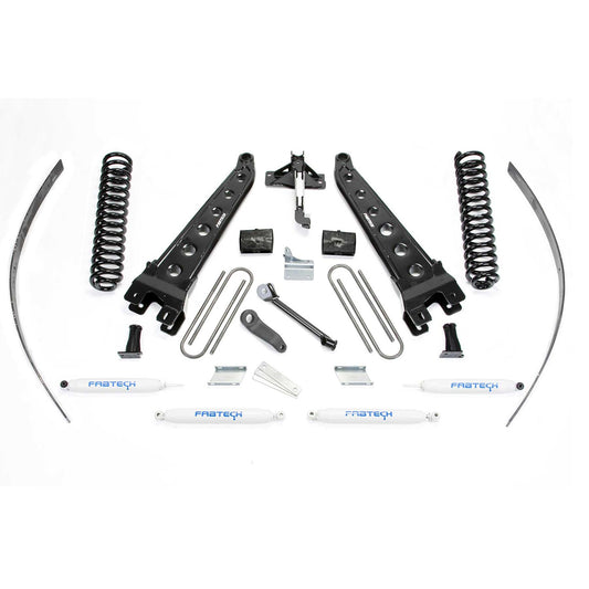 Fabtech 8" RAD ARM SYS W/COILS & PERF SHKS 2008-16 FORD F250 4WD W/O FACTORY OVERLOAD K2123