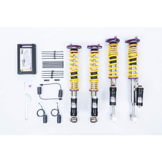 KW Suspensions 3A720098 KW V4 Coilover Kit Bundle - 2013+ BMW M5; with electronic dampers