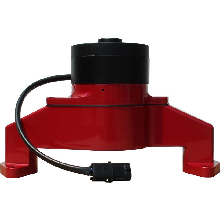 Proform Electric Engine Water Pump; Aluminum; Red Powder Coat; Fits BB Chevy Engines 68230R