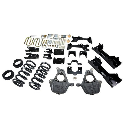 BELLTECH 681 LOWERING KITS Front And Rear Complete Kit W/O Shocks 1999-2000 Chevrolet Silverado/Sierra (Ext Cab) 4 in. or 5 in. F/6 in. or 7 in. R drop W/O Shocks