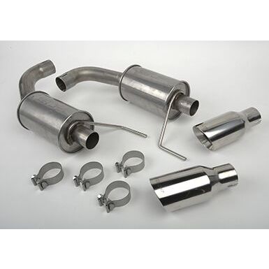 SLP Performance Axle-Back Exhaust 2015-17 Mustang 5.0L LoudMouth II w/4 Tips 620055