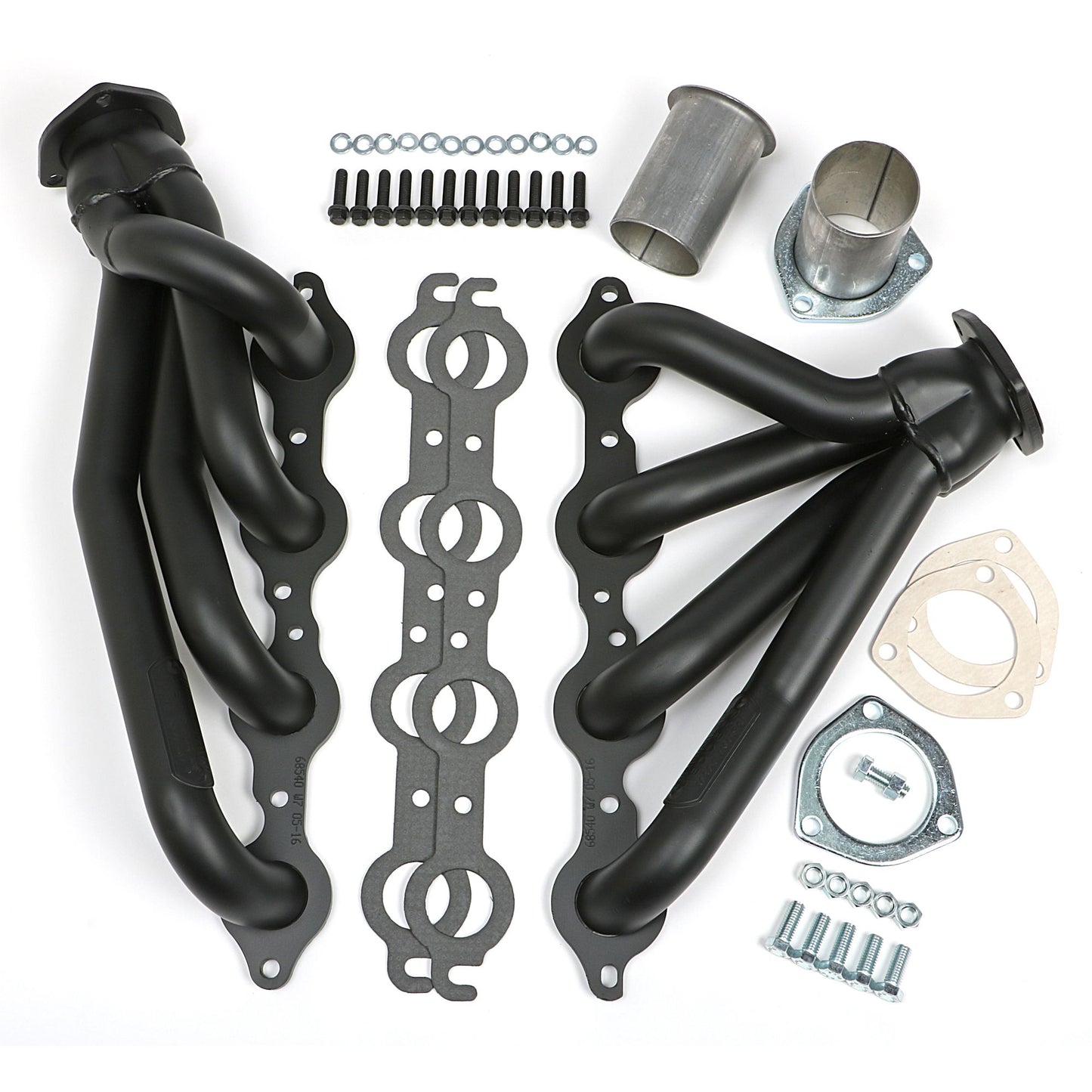 Hedman Hedders FOR 64-67 A-BODY / LS ENGINE SWAP HEADERS 1-1/2 IN.- BLACK MAXX 68543