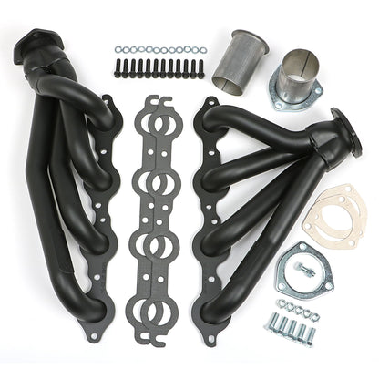 Hedman Hedders FOR 64-67 A-BODY / LS ENGINE SWAP HEADERS 1-1/2 IN.- BLACK MAXX 68543