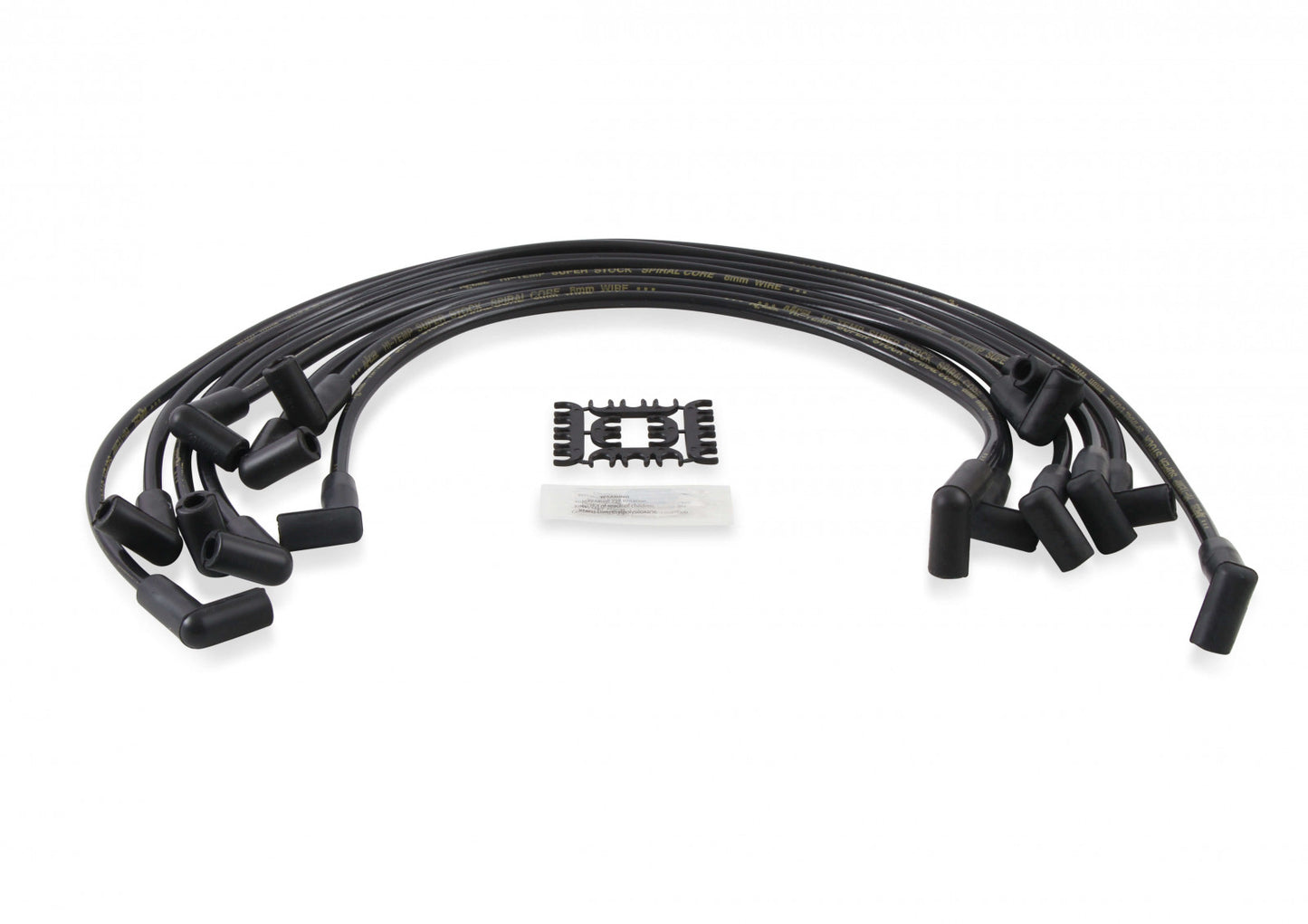 ACCEL Spark Plug Wire Set - 90 Deg Boots - Black 5048K