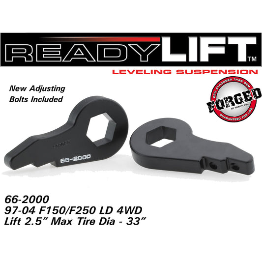 ReadyLift 1997-00 FORD F150 2'' Leveling Kit (Forged Torsion Key) 66-2000