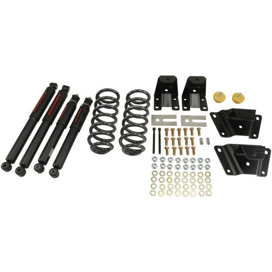 BELLTECH 902ND LOWERING KITS Front And Rear Complete Kit W/ Nitro Drop 2 Shocks 1989-1997 Ford Ranger (Std Cab) 2 in. F/4 in. R drop W/ Nitro Drop II Shocks