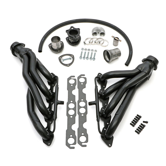 Hedman Hedders STANDARD-DUTY UNCOATED HEADERS; 1-3/4 TUBE; 3 IN. COLL.; MID-LENGTH; 67-81 F-BODY; 68-77 A-BODY; 68-79 X-BODY; 65-74 CHEVY PASS. CAR 396-502 W/AIR 68611