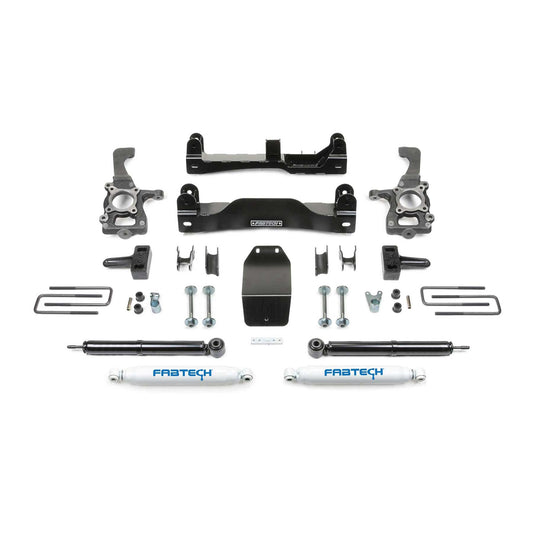 Fabtech 4" BASIC SYS W/ PERF SHKS 09-13 FORD F150 4WD K2183
