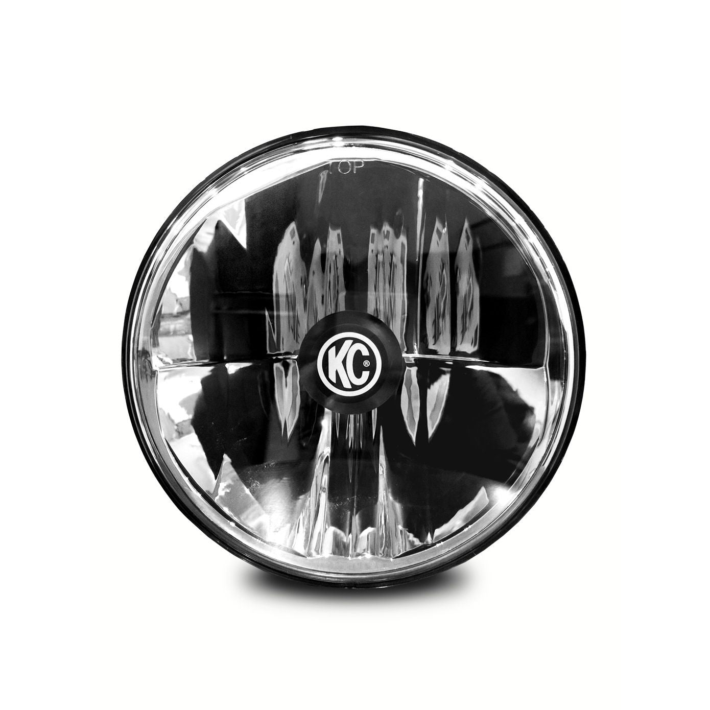 KC HiLiTES 7 in Gravity LED - Single Headlight - SAE/ECE - 40W Driving Beam - for 97-06 Jeep TJ 4236