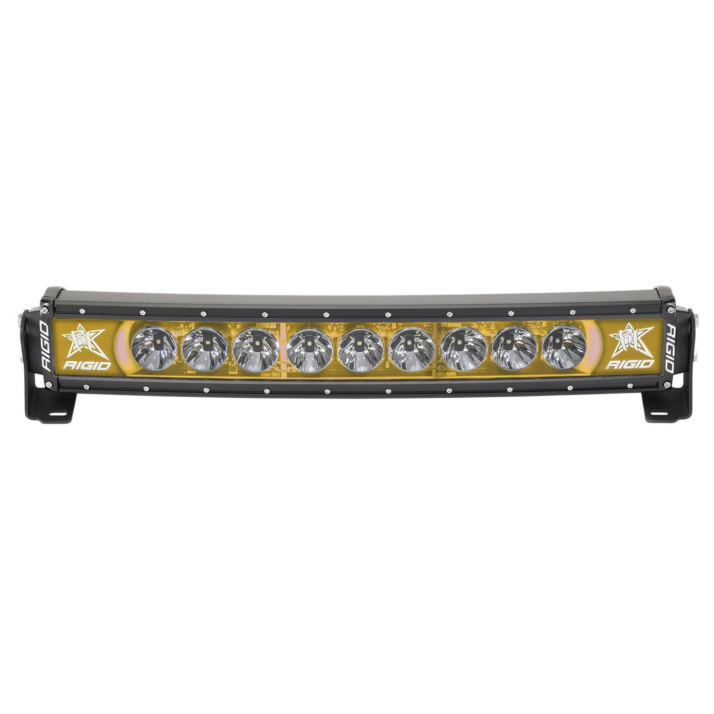 RIGID Industries Radiance Plus Curved Bar Broad-Spot Optic 20 Inch With Amber Backlight 32004