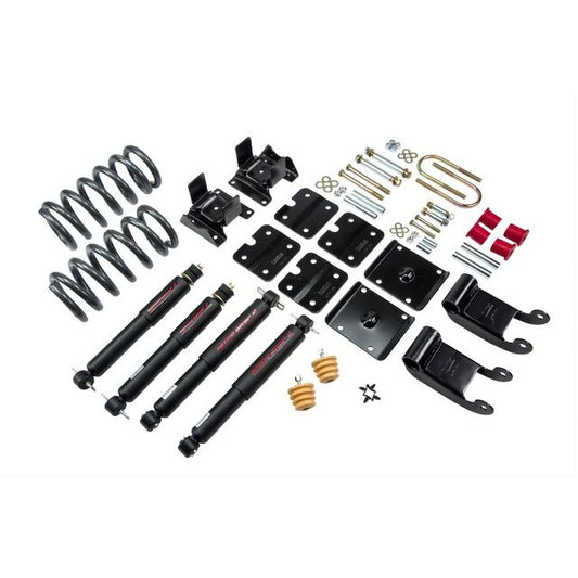 BELLTECH 772ND LOWERING KITS Front And Rear Complete Kit W/ Nitro Drop 2 Shocks 1985-1995 Chevrolet Astro/Safari (2WD w/ Factory Composite Leaf) 2.5 in. F/2.5 in. R drop W/ Nitro Drop II Shocks