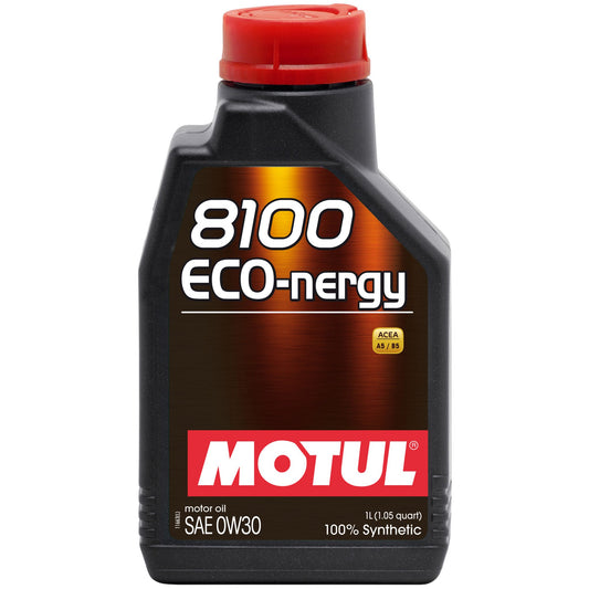 Motul 8100 ECO-NERGY 0W30 - 1L - Synthetic Engine Oil 102793