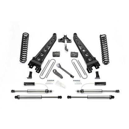 Fabtech 4" RAD ARM SYS W/COILS & 2.25 DL RESI FRT AND DL RR SHKS 17-21 FORD F250/350 4WD K2289DL